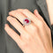 Bague 54 Bague Pompadour Rubis Diamants 58 Facettes 1