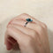 Bague 52 Bague Solitaire Topaze bleue 58 Facettes 8384