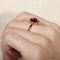Bague 52 Bague Solitaire citrine 58 Facettes 8384