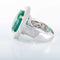 Bague BAGUE EMERAUDE PAVAGE DIAMANTS 58 Facettes