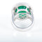 Bague BAGUE EMERAUDE PAVAGE DIAMANTS 58 Facettes