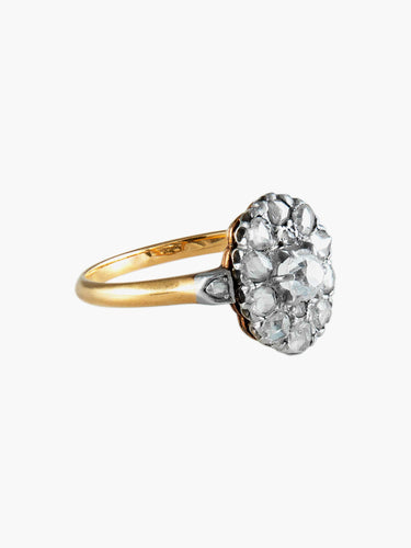 Bague 53 Bague Marguerite Or et Diamants 58 Facettes