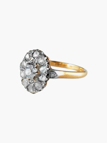 Bague 53 Bague Marguerite Or et Diamants 58 Facettes