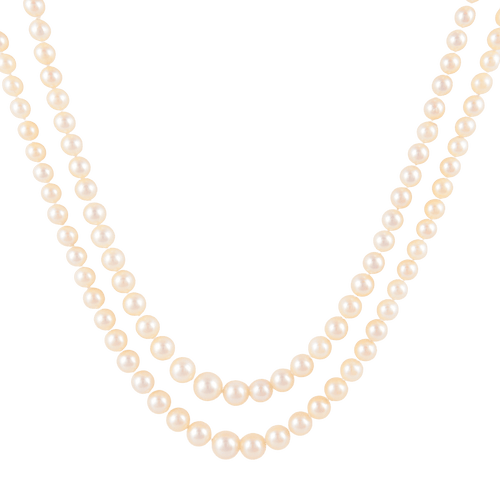 Collier Collier de Perles double rang 58 Facettes 1