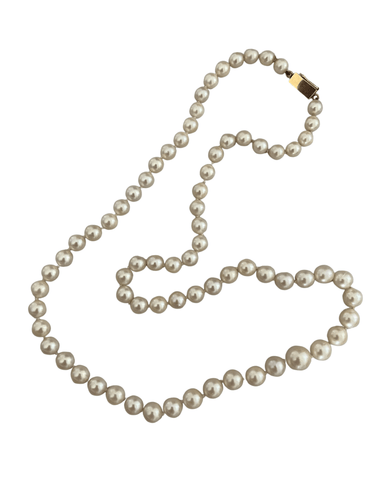 Collier Collier Perles Akoya Fermoir or jaune 58 Facettes 5222