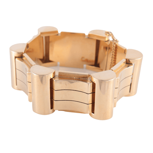 Bracelet Bracelet tank or jaune 58 Facettes