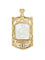 Pendentif MÉDAILLE VIERGE A L'ENFANT AU SCAPULAIRE ART-NOUVEAU 58 Facettes 039061
