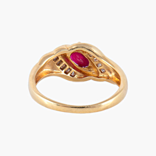 Bague 55 Bague Rubis et Diamants 58 Facettes
