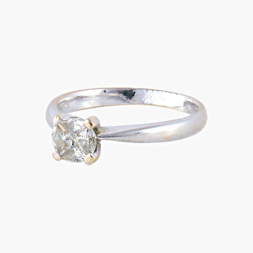 Bague 57 Bague Style Solitaire 58 Facettes