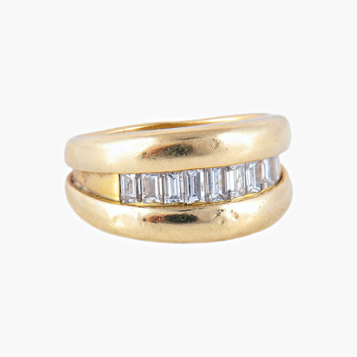 Bague 52 Bague Ruban Diamants 58 Facettes