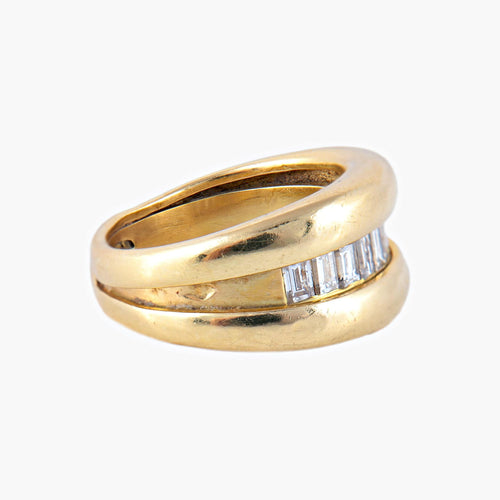 Bague 52 Bague Ruban Diamants 58 Facettes