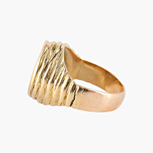 Bague 47 Bague Chevalière Diamants 58 Facettes