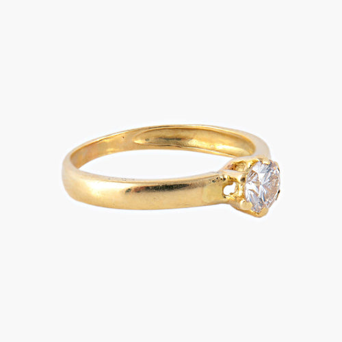 Bague 50 Bague Solitaire 0.35ct 58 Facettes