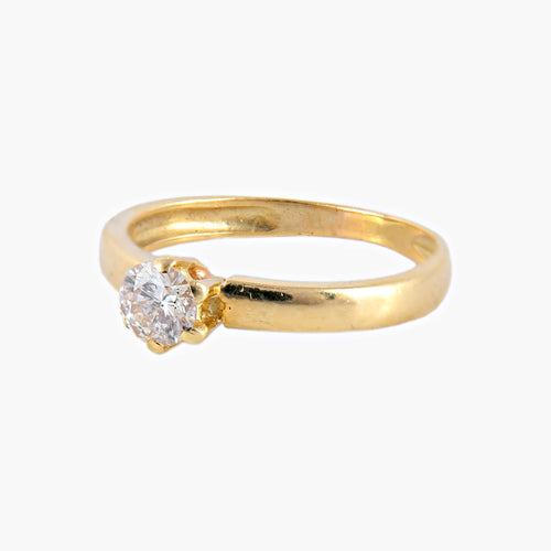 Bague 50 Bague Solitaire 0.35ct 58 Facettes