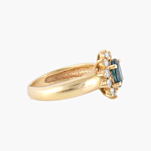 Bague 52 Bague Marguerite Saphir et Diamants 58 Facettes