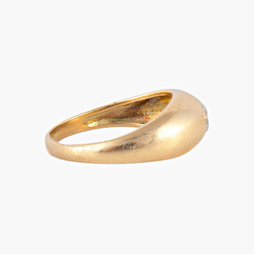 Bague 58 Bague Jonc anglais Diamant 58 Facettes