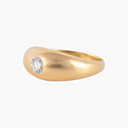 Bague 58 Bague Jonc anglais Diamant 58 Facettes