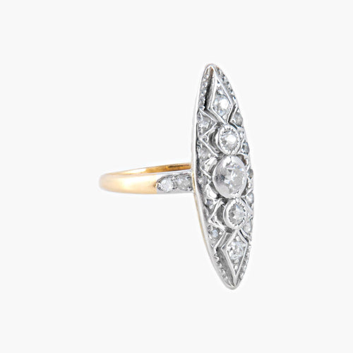 Bague 51 Bague Marquise Diamants 58 Facettes