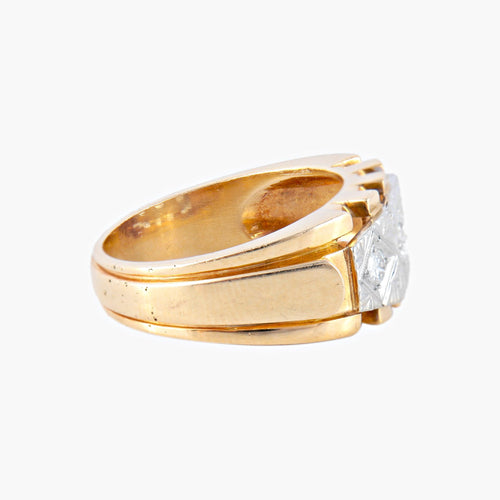 Bague 61 Bague Trilogie géométrique 58 Facettes