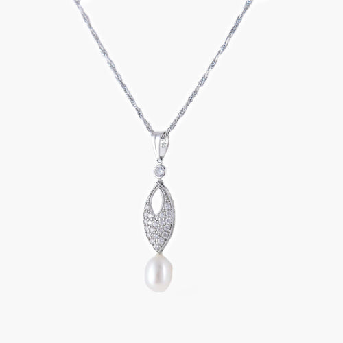 Collier Collier Perle Diamants 58 Facettes