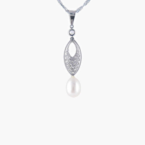 Collier Collier Perle Diamants 58 Facettes