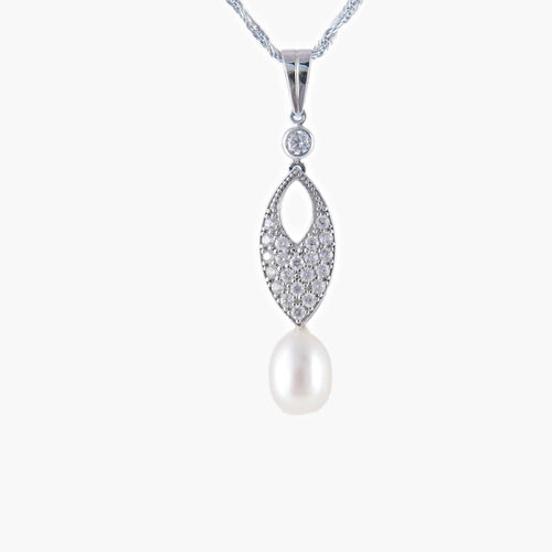 Collier Collier Perle Diamants 58 Facettes