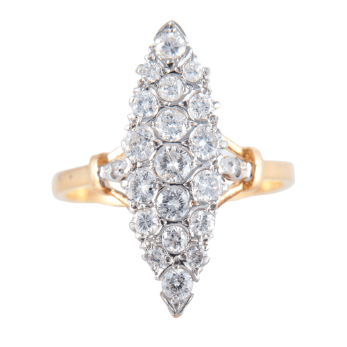 Bague 56 Bague Marquise Diamants 58 Facettes 220398