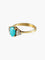 Bague 48 Bague Turquoise 3 Diamants 58 Facettes