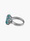 Bague 52 Bague Topaze bleue Diamants 58 Facettes
