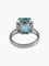 Bague 52 Bague Topaze bleue Diamants 58 Facettes