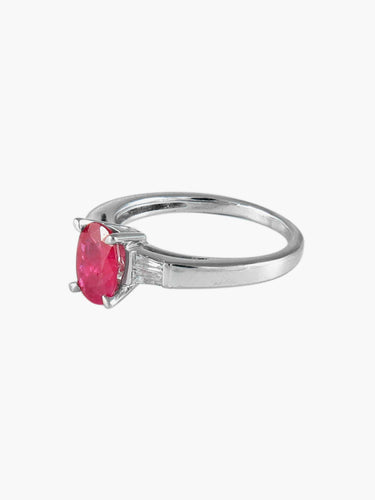 Bague 48 Bague Solitaire Rubis 58 Facettes