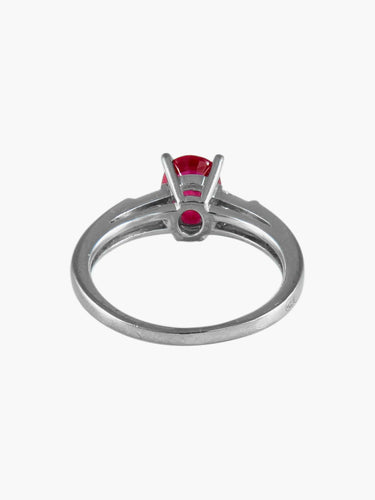 Bague 48 Bague Solitaire Rubis 58 Facettes