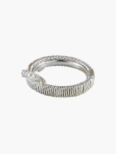 Bague 53 Bague Entrelacs Diamants ORO TREND 58 Facettes