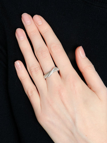 Bague 53 Bague Entrelacs Diamants ORO TREND 58 Facettes