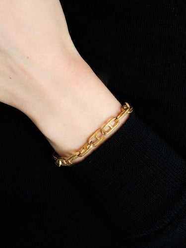 Bracelet Bracelet Maille chaîne d'ancre 58 Facettes