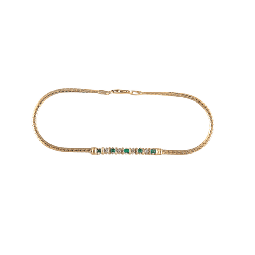 Bracelet Bracelet Diamants Emeraudes 58 Facettes JE23