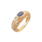 Bague Bague Jonc Saphir Diamants Or Jaune 58 Facettes AA 1108