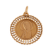 Pendentif Médaille Vierge entourage rayonnant 58 Facettes JB4