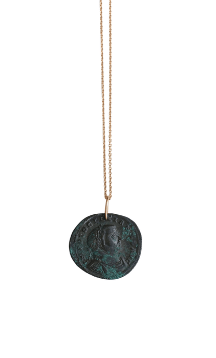 Collier Collier pendentif pièce romaine Dioclétien 58 Facettes
