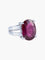 Bague 52 Bague Tourmaline rouge 58 Facettes