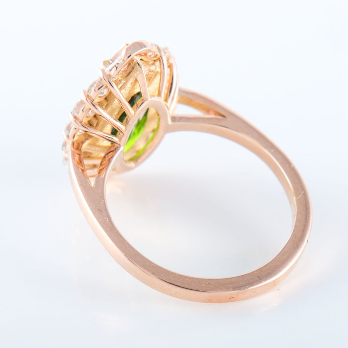 Bague 50 Bague Marquise Grenat Tsavorite Diamants 58 Facettes 1