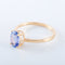 Bague 52 Bague Tanzanite ovale 58 Facettes 1