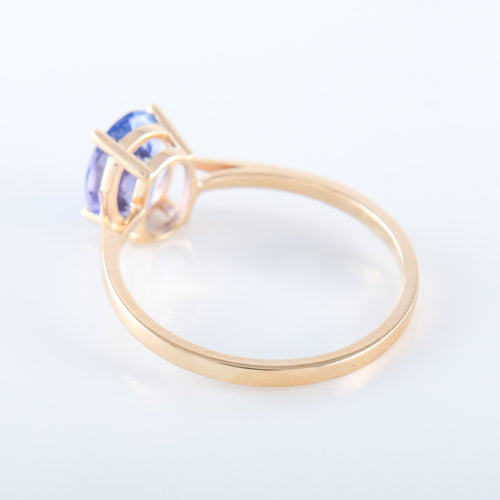 Bague 52 Bague Tanzanite ovale 58 Facettes 1