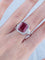 Bague 52 Bague Rubis Diamants 58 Facettes