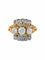 Bague 55 BAGUE ANCIENNE OR & DIAMANTS 58 Facettes BO/150023