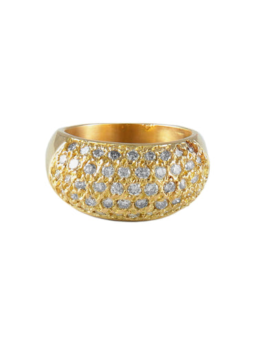 Bague BAGUE "JONC" OR & DIAMANTS 58 Facettes BO/150011