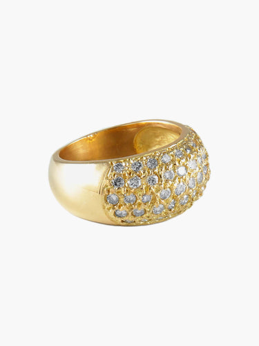 Bague BAGUE "JONC" OR & DIAMANTS 58 Facettes BO/150011