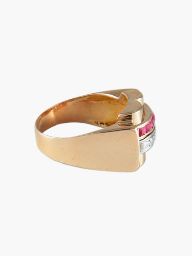 Bague BAGUE TANK OR & DIAMANTS 58 Facettes BO/120054