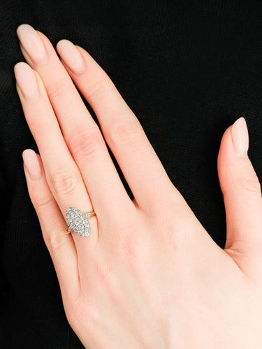 Bague BAGUE MARQUISE OR & DIAMANTS 58 Facettes BO/150032