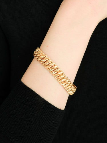 Bracelet BRACELET OR MAILLE AMÉRICAINE 58 Facettes BO/210026